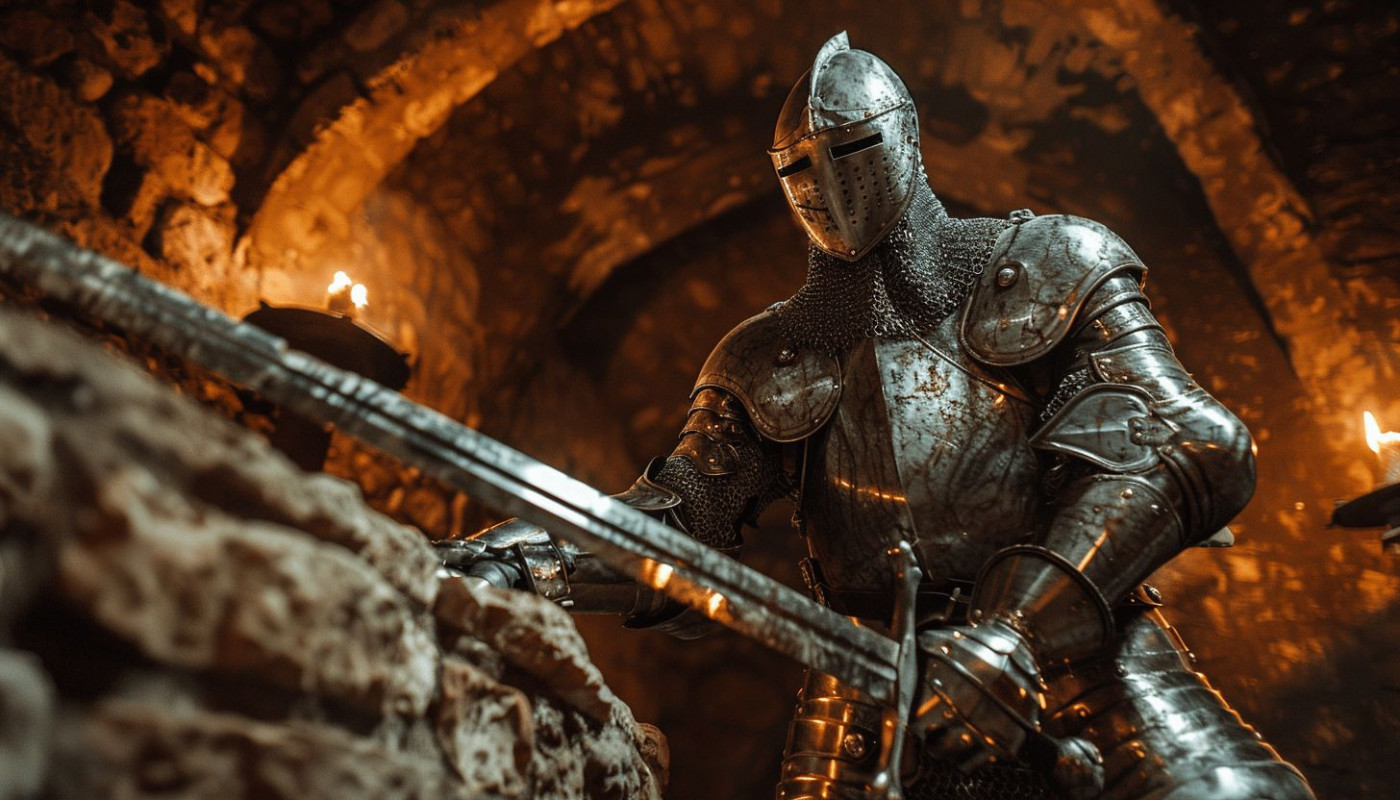 Plongée immersive dans l'univers du chevalier noir avec 4 salles thématiques